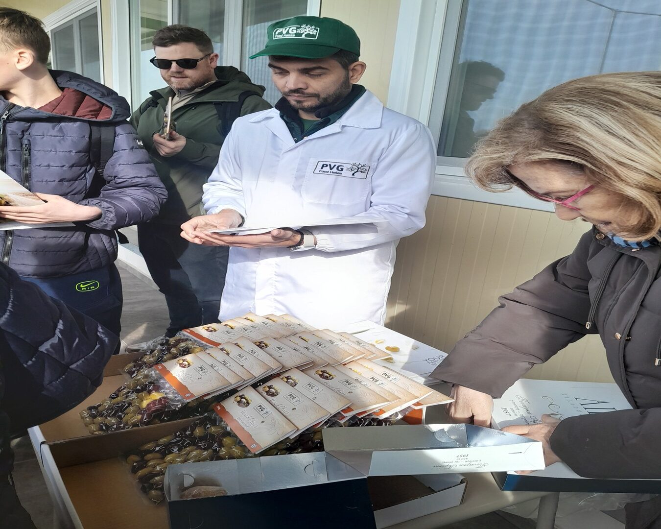 Εκπαιδευτική επίσκεψη στο πλαίσιο του Erasmus+ του 3ου Γυμνασίου Λάρισας στη βιομηχανία PVG Food Hellas